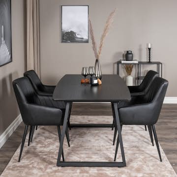 Matgrupp Venture Home Inca med 4st Comfort Stolar