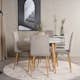 Matgrupp Venture Home Plaza med 4st Windu Stolar