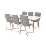 Matgrupp Venture Home Polar med 6st X Stolar