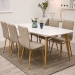 Matgrupp Venture Home Polar med 6st Windu Stolar