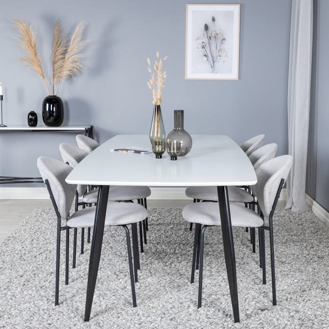 Matgrupp Venture Home Polar med 6st Vault Stolar