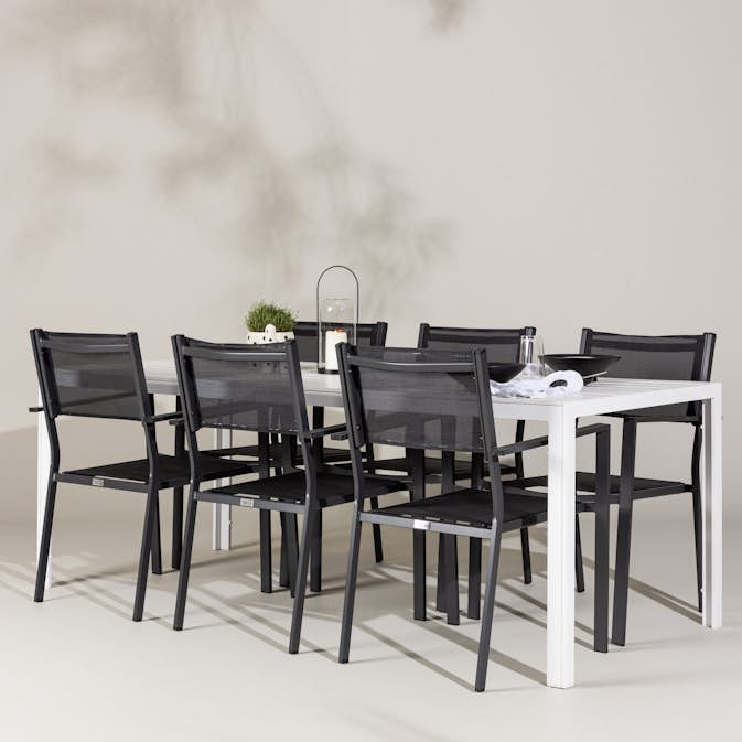 Trädgårdsgrupp Venture Home Break med 6 Copacabana Stolar