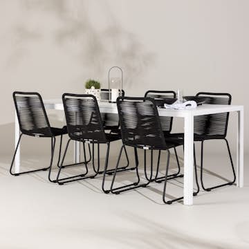 Trädgårdsgrupp Venture Home Break med 6 Lindos Stolar