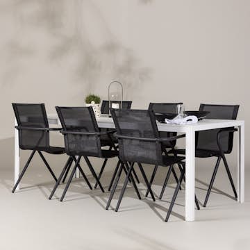 Trädgårdsgrupp Venture Home Break med 6 Alina Stolar