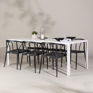 Trädgårdsgrupp Venture Home Break med 6 Stina Stolar