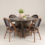 Trädgårdsgrupp Venture Home Santa Fe med 4 Guarda Stolar