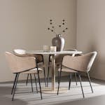 Matgrupp Venture Home Lycke Ø110 med 4 st Evelina Stolar