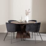 Matgrupp Venture Home Bootcut Ø110 med 4 st Berit Stolar