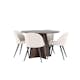 Matgrupp Venture Home Bootcut Ø110 med 4 st Velvet Stolar