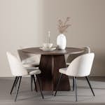 Matgrupp Venture Home Bootcut Ø110 med 4 st Velvet Stolar