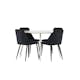 Matgrupp Venture Home Plaza Ø120 med 4 st Night Stolar