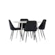 Matgrupp Venture Home Plaza Ø120 med 4 st Night Stolar