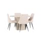 Matgrupp Venture Home Lanzo Ø120 med 4 st Leone Stolar