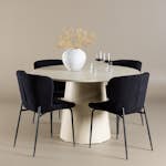 Matgrupp Venture Home Lanzo Ø120 med 4 st Modesto Stolar