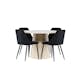 Matgrupp Venture Home Lanzo Ø120 med 4 st Night Stolar