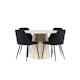 Matgrupp Venture Home Lanzo Ø120 med 4 st Night Stolar