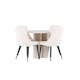 Matgrupp Venture Home Olivia Ø110 med 4 st Leone Stolar