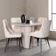 Matgrupp Venture Home Olivia Ø110 med 4 st Leone Stolar