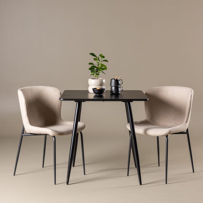 Matgrupp Venture Home Polar 75 med 2 st Modesto Stolar