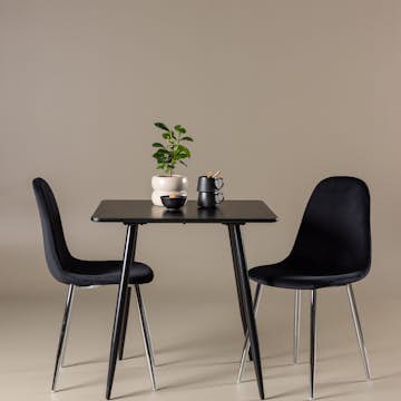 Matgrupp Venture Home Polar 75 med 2 st Polar Stolar Sammet