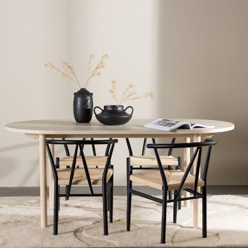 Matgrupp Venture Home Andy 180 med 4 st Alfons Stolar