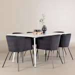 Matgrupp Venture Home Silar 180 med 6 st Berit Stolar