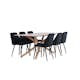 Matgrupp Venture Home Piazza 180 med 6 st Night Stolar