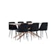 Matgrupp Venture Home Piazza 180 med 6 st Night Stolar