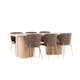 Matgrupp Venture Home Olivia 210 med 6 st Modesto Stolar