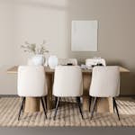 Matgrupp Venture Home Olivia 210 med 6 st Leone Stolar