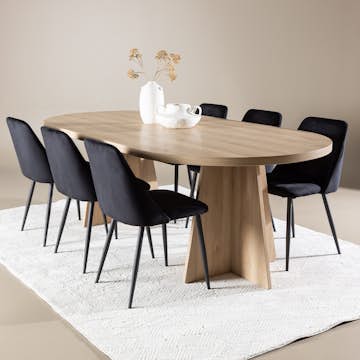 Matgrupp Venture Home Bootcut 230 med 6 st Night Stolar