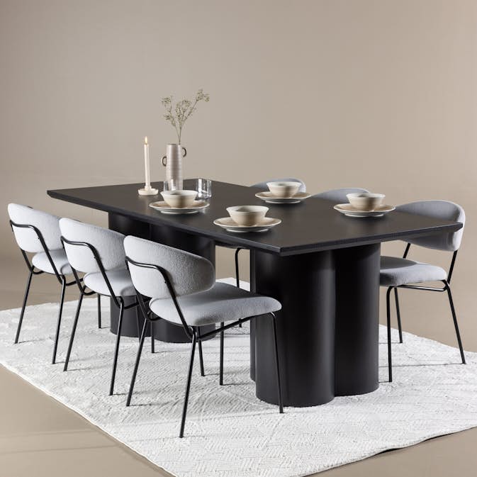 Matgrupp Venture Home Olivia 210 med 6 st Chico Stolar