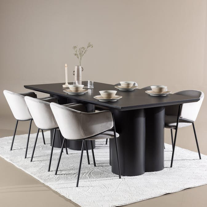 Matgrupp Venture Home Olivia 210 med 6 st Evelina Stolar