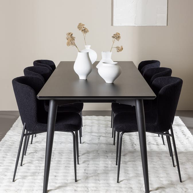 Matgrupp Venture Home Ellis 230 med 6 st Modesto Stolar