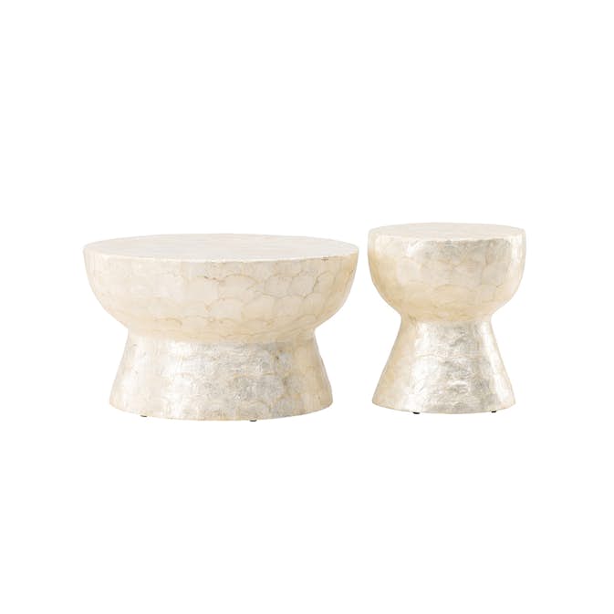 Soffbord Vind Sandön Ø70 cm & Ø40 cm