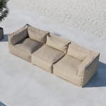 Loungesoffa Venture Home Rambo 3-sits Rak Utomhus