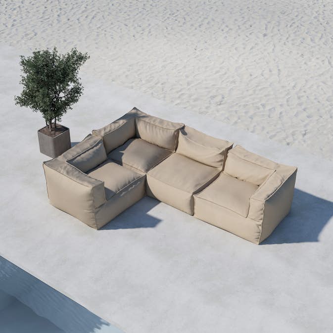 Loungesoffa Venture Home Rambo Hörnsoffa Utomhus