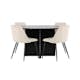 Matgrupp Venture Home Strada Ø120 cm med 4st Night Matstolar