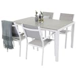 Matgrupp Utomhus Venture Home Bront 150 med 4 Copacabana KarmTrädgårdsstolar