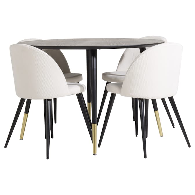 Matgrupp Venture Home Disa med 4 Valentina Stolar Manchester