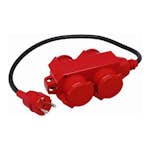 Grenuttag Malmbergs 2+2-Vägs med Lock 0,5 m