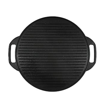 Grillpanna Muurikka Svart Gjutjärnspanna 42cm