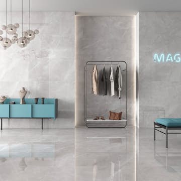 Klinker Tenfors Magda Perla Marmor Blank 90x90 cm