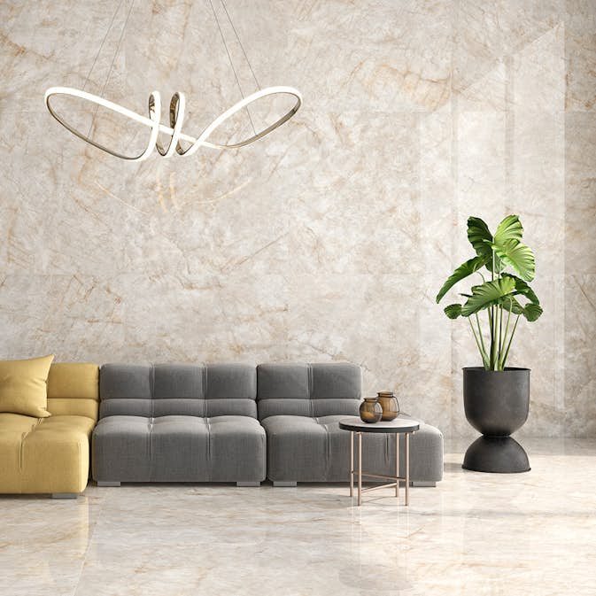 Klinker Tenfors Patagonia Marmor Beige Blank 60x120 cm