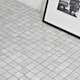 Mosaik Tenfors Silke Gris Marmor Blank 5x5 cm