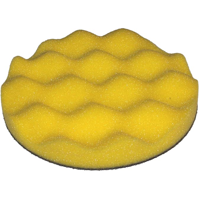 Polerrondell Turtle Wax Våfflad Gul 25x130mm