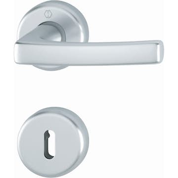 Innerdörrhandtag HOPPE Dubayy 1107 37-42 Nyckelskylt