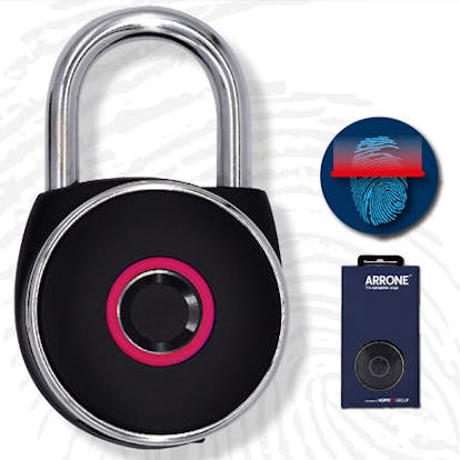 Hänglås Arrone Med Fingerscanner