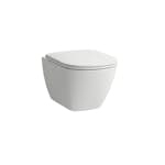 Vägghängd Toalettstol Laufen Lua 866080 Rimless inkl Mjukstängande Hårdsits