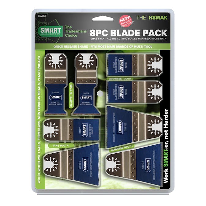 Sågblad Multiverktyg SMART Trade Multibladset 8-pack